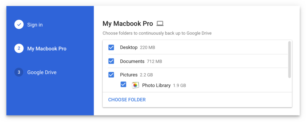 Google Backup-and-Sync